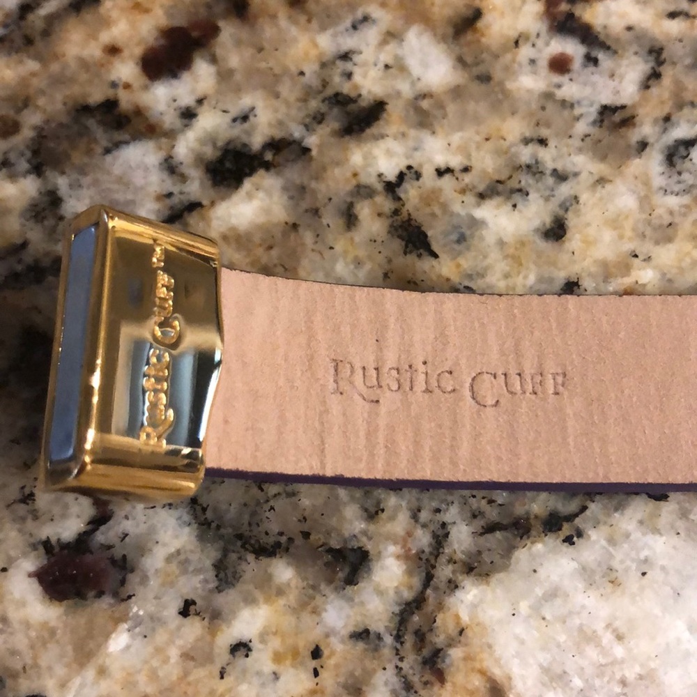 Rustic cuff bracelet - Picture 4 of 6
